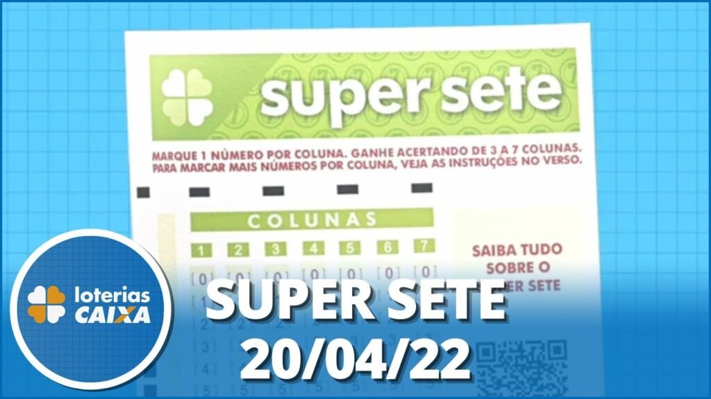 Resultado da Super Sete – Concurso nº 233 – 20/04/2022
