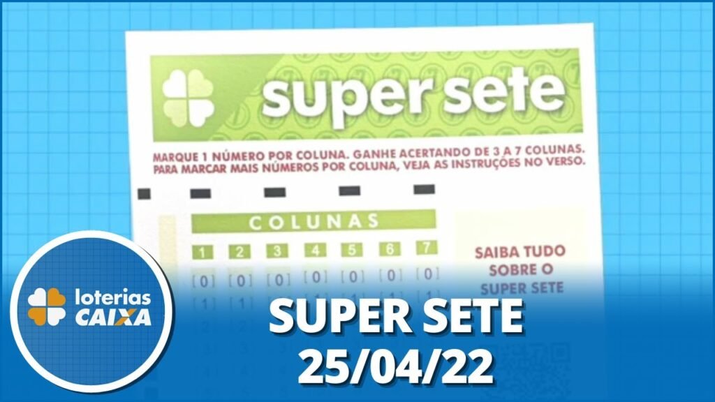Resultado da Super Sete – Concurso nº 235 – 25/04/2022