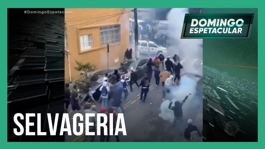 Torcedores de Santos e Coritiba entram em confronto no litoral paulista