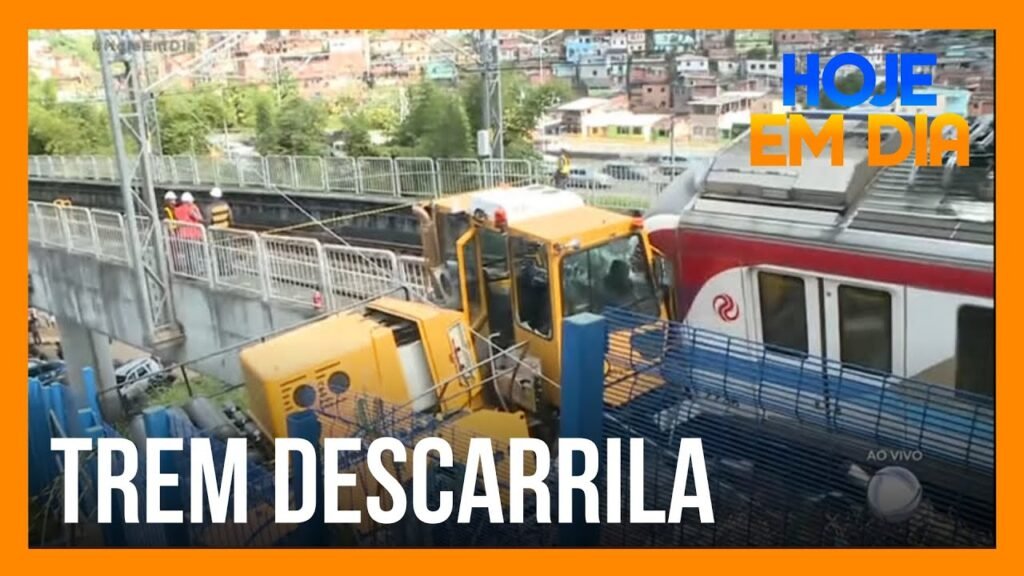 Acidente com trem do metrô deixa três feridos em Salvador