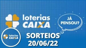 Loterias CAIXA: Super Sete, LotofÃ¡cil e LotomaniaÂ 20/06/2022