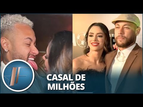 Neymar e namorada, Bruna Biancardi participam de premiação no Rio de Janeiro