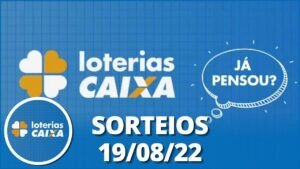 Loterias CAIXA: Quina, Super Sete e mais 19/08/2022