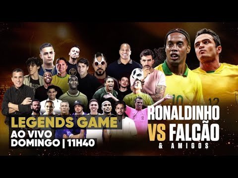 Ronaldinho Gaúcho Vs Falcão | Legends Game Brasil