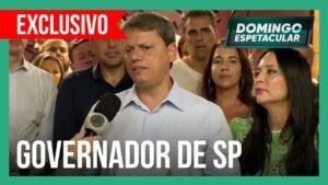 Exclusivo: TarcÃ­sio de Freitas, do Republicanos, dÃ¡ primeira entrevista como governador eleito de SP