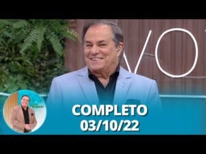 Manhã do Ronnie: Revelações de Sérgio Reis, culinária pantaneira e famosos (03/10/22) | Completo