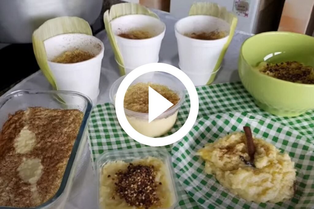 ‘Festa junina diferente’: receita de arroz doce com gosto de pamonha