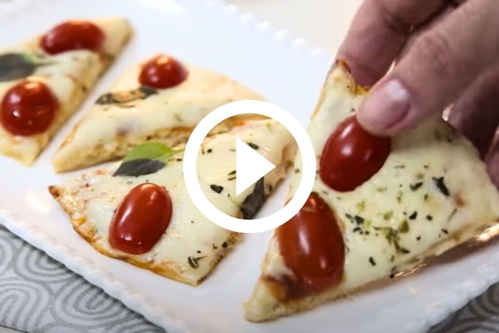 ‘Pronta em 10 minutos’: receita de pizza zero carboidrato na frigideira