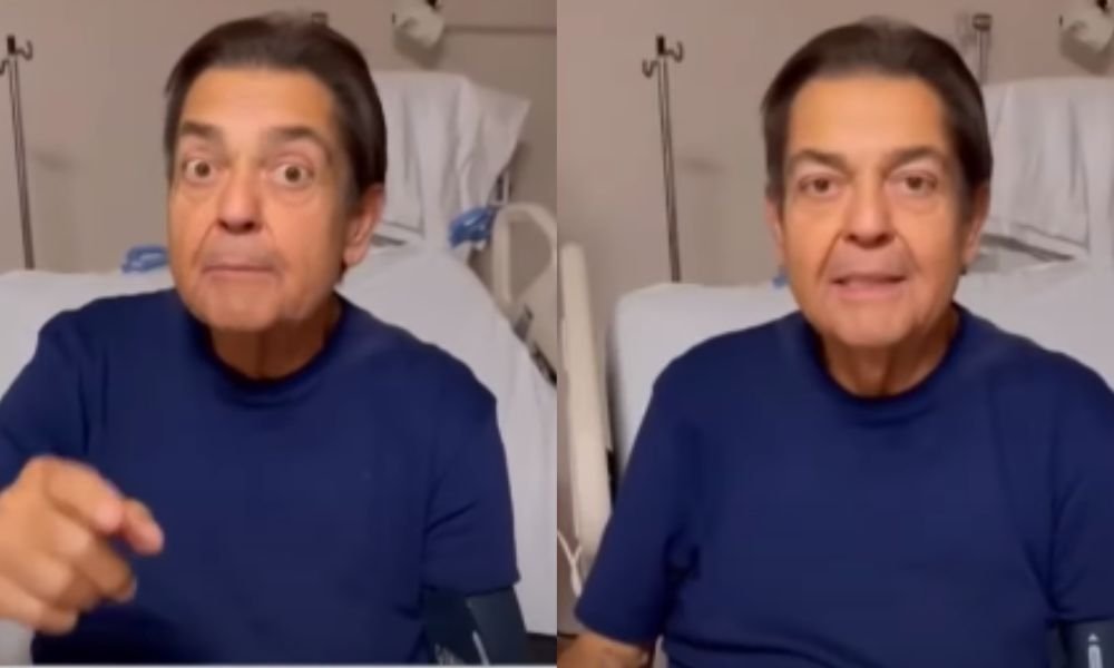 Faustão realiza exame de rotina no mesmo hospital que Silvio Santos está internado