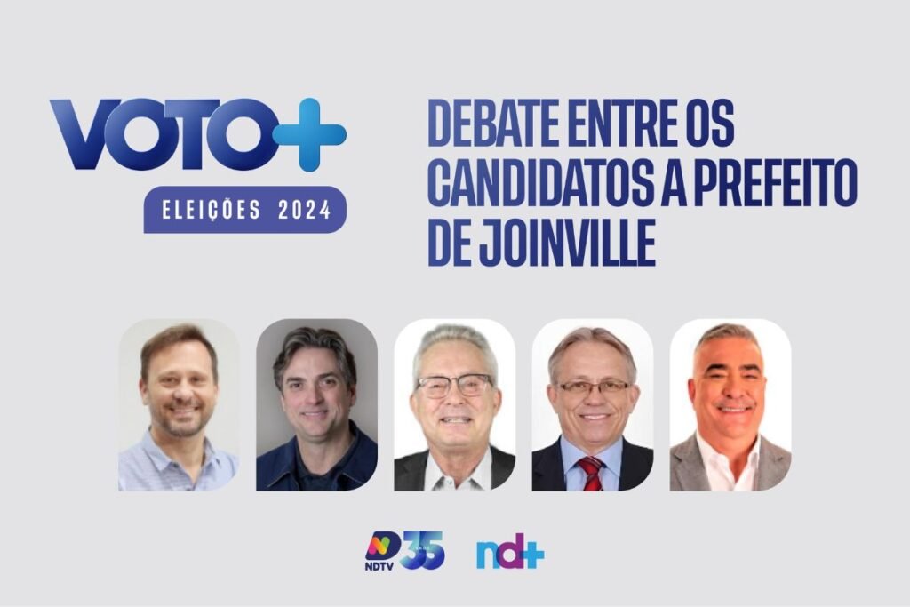 Veja a íntegra do debate entre os candidatos a prefeito de Joinville no ND Mais