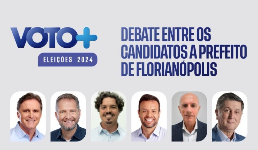 Veja debate entre os candidatos a prefeito de Florianópolis