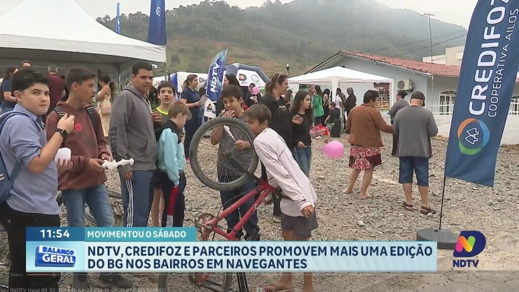 BG Nos Bairros leva serviços e atividades ao bairro Escalvados