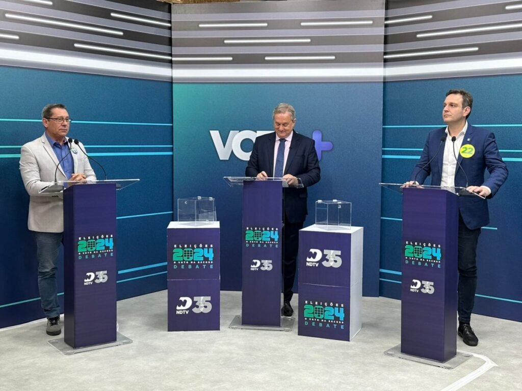 Debate de Criciúma termina com discussão dos candidatos sobre água e esgoto