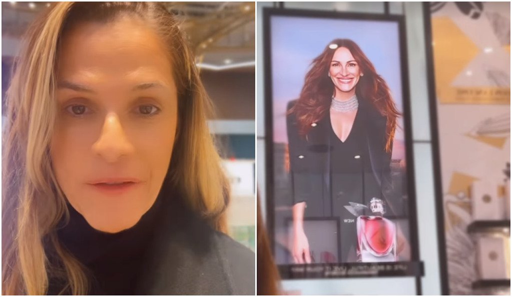 Ingrid Guimarães é confundida com Julia Roberts em aeroporto de Paris