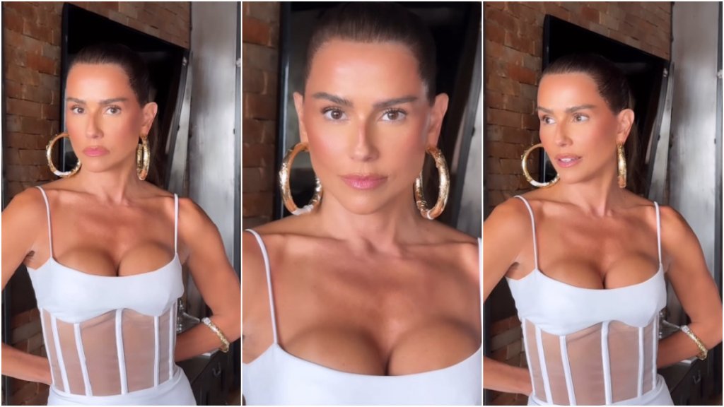 Deborah Secco exibe sensualidade em vídeo com roupa transparente